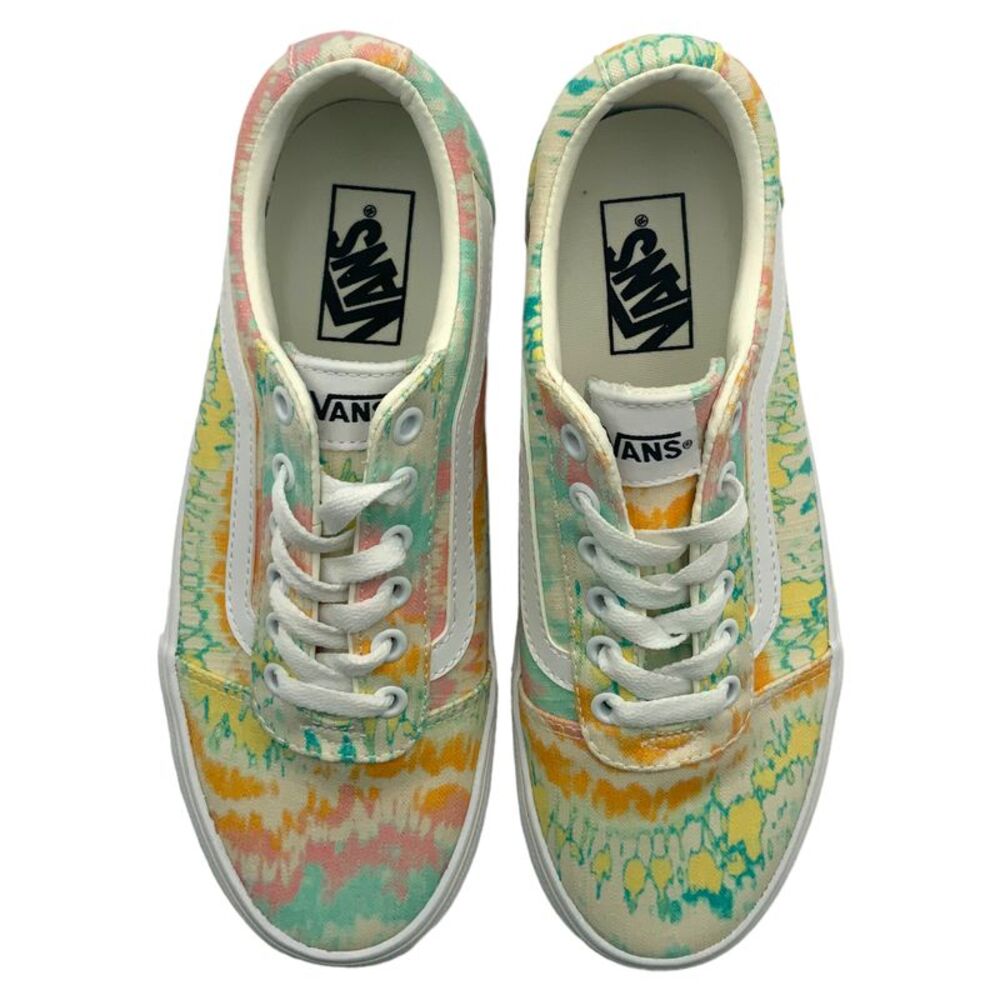 Vans Green and White Sneakers Classic Style - Picture 8 of 10